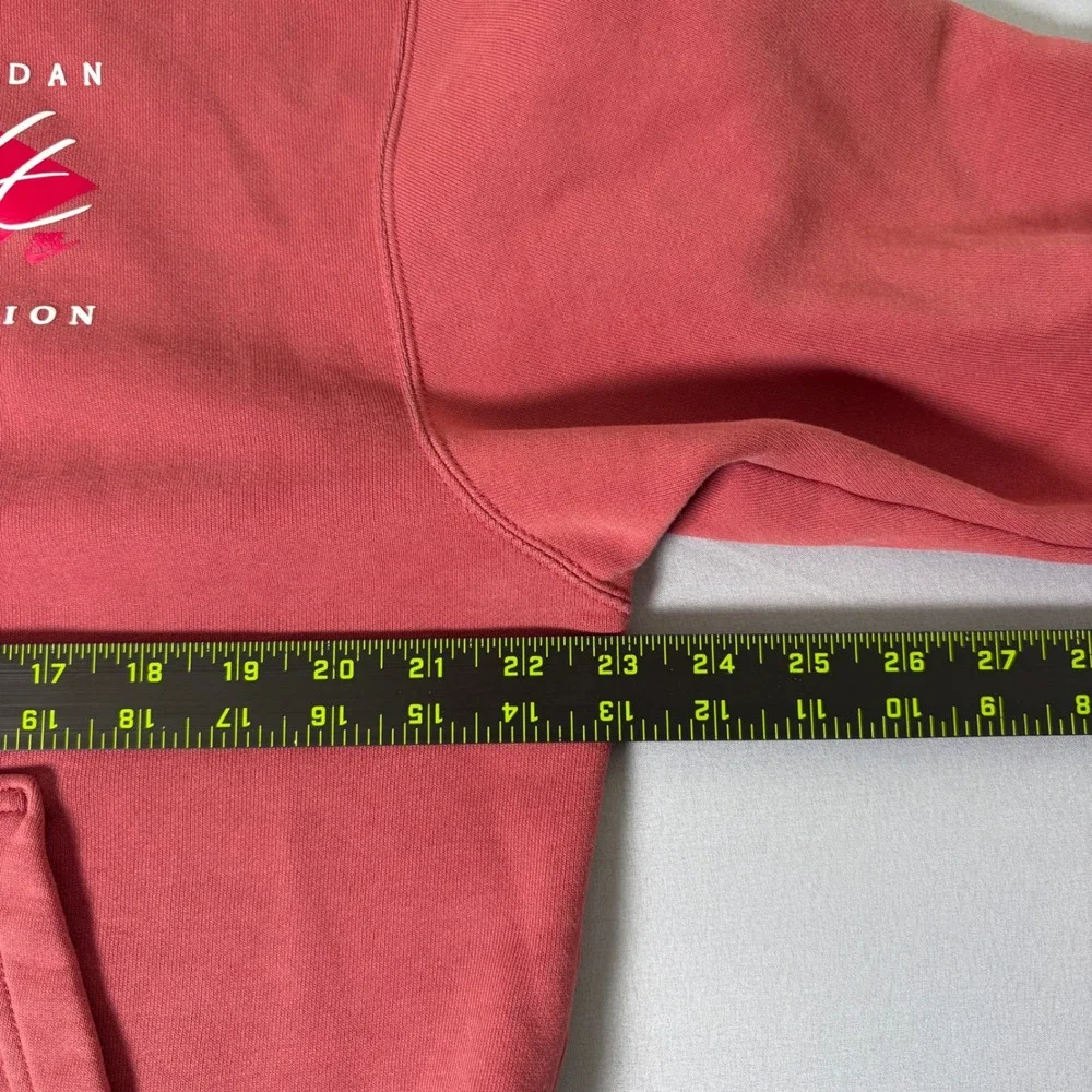 Air Jordan Flight Collection Hoodie Mens Medium Salmon Red Take Flight Pullover